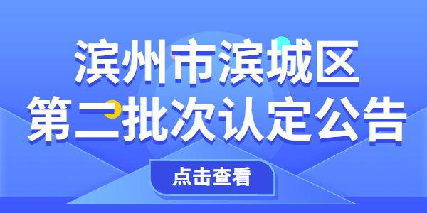2021年滨州滨城区第二批次中小学教师资格认定公告