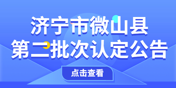 2021年济宁微山县第二批次中小学教师资格认定公告