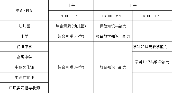 山东教师资格证